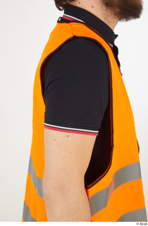 Arron Cooper Worker A Pose arm reflective vest upper body…